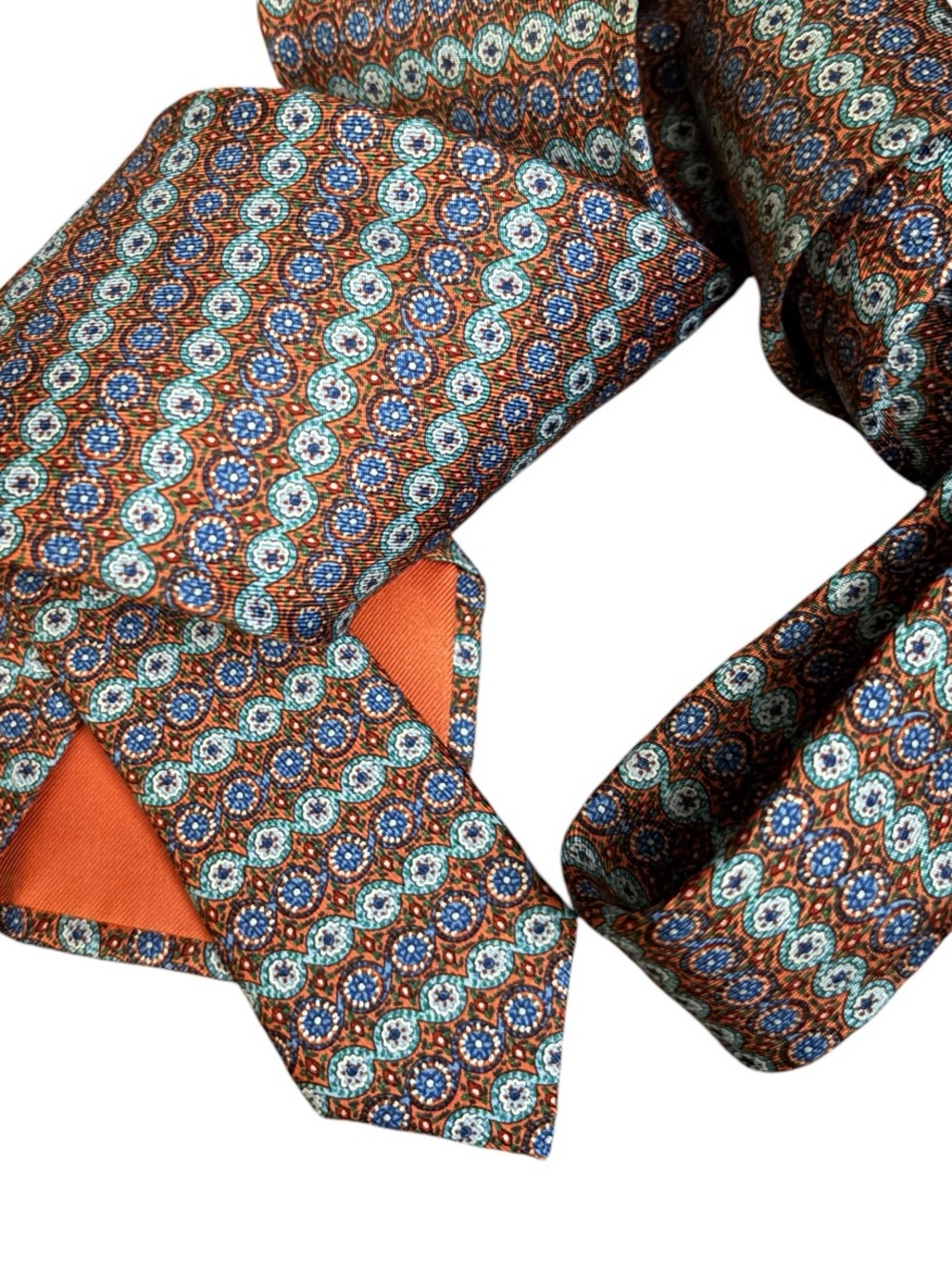 HERMÈS silk tie